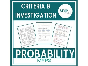 IB MYP Maths (Criteria B) - Probability Investigation