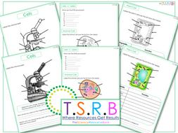 Animal Cell, Plant Cell and Microscope Label Worksheets