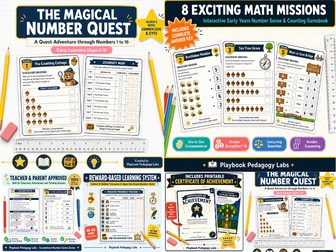The Magical Number Quest: A Quest Adventure through Numbers 1 to 10 | Math Games | Math Activities