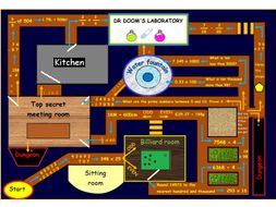 Upper KS2 math games (all national curriculum objectives)