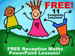 FREE Maths PowerPoint Lessons for Reception students (Autumn and Spring Term)