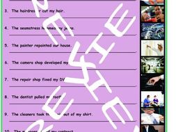 Causative Statements 3 Photo Worksheet Set