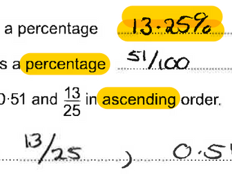 Spot the Mistake Maths Revision Foundation 5 - 1