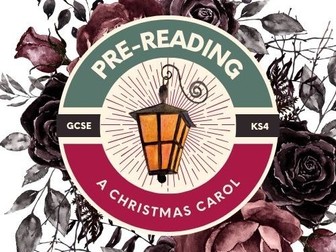 A Christmas Carol - Pre-Reading Academic Booklet