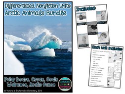 Differentiated Nonfiction Units: Arctic Animals Bundle