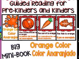 Guided Reading - Orange Color / Color Anaranjado - Dual