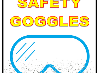 Always wear safety goggles