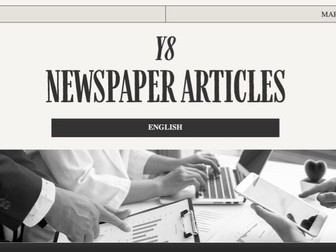 KS3 Newspaper Articles