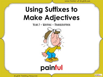 Using Suffixes to Make Adjectives - Year 2