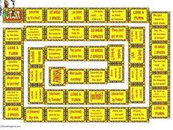 Future Perfect Tense Animated Board Game