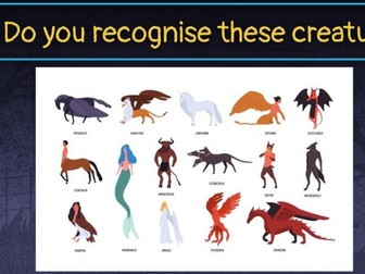 Descriptive Writing: Lesson 12 [BONUS Designing your Mythical Creature]