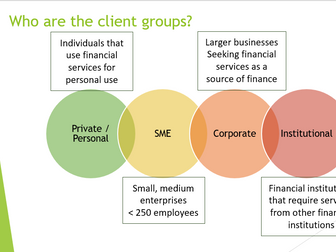 T Level Finance: Clients and Customers