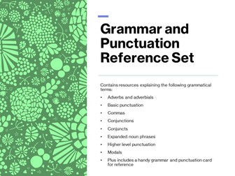 Grammar and Punctuation KS2 Reference Set
