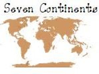 Seven Continents A Research Project