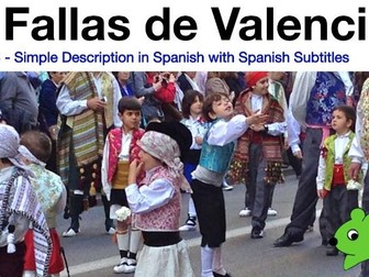 Introduction to Las Fallas Videos + Worksheets
