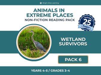 Wetland Animals Pack | KS2 | Y4–5