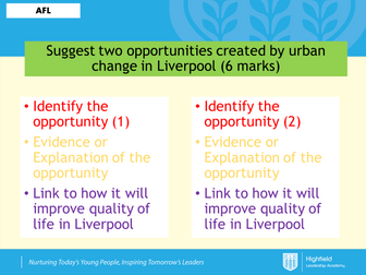 Opportunities due to urban change - Liverpool