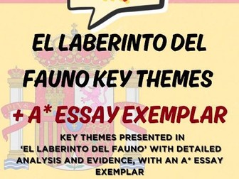 EL LABERINTO DEL FAUNO KEY THEMES PACK + A* ESSAY EXEMPLAR