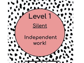 Voice Level Lights (Dalmatian Print)