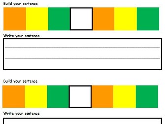 Colourful Semantics Sentence Structures