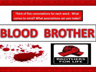 Blood Brothers Characters Analysis