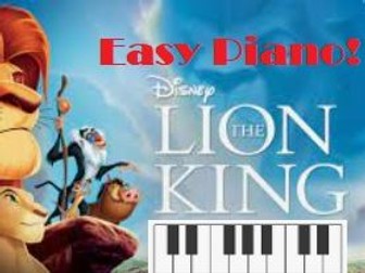Lion King easy keyboard pieces