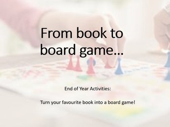End of Term English Project - Board game!