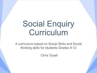 Social Skills Curriculum