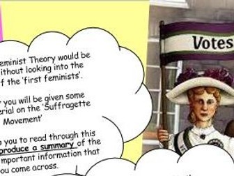 Feminism - Early Feminists? The Suffragettes. Introduction to Feminism (AQA GCSE / AS Sociology)