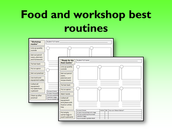 Food and workshop best routines