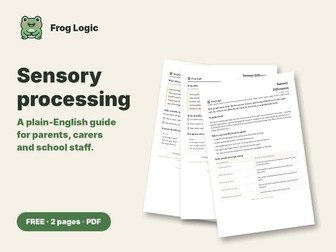 Sensory Processing Differences: A Guide