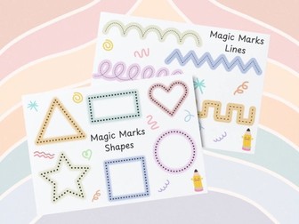 Mark Making - Magic Marks Tracing Pattern Sheets