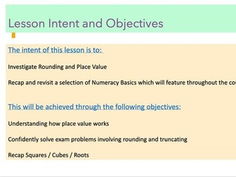 ROUNDING, SQUARES AND ROOTS