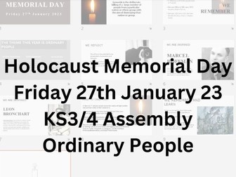2023 Holocaust Memorial Day Assembly