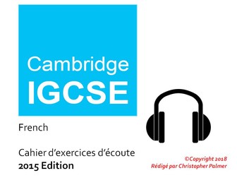 Cambridge IGCSE French: Listening activity workbook 2015 edition