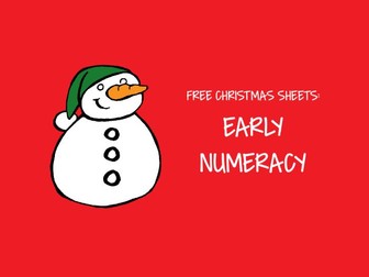 Free Christmas Sheets - Early Numeracy