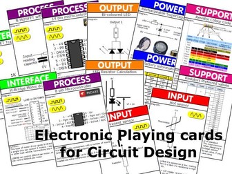 Electronic Playing cards for Circuit Design