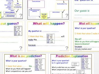 Being Scientific: Working Scientifically in Enquiry and Investigation -Predictions editable