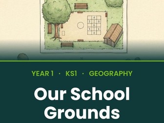 Our School Grounds | Year 1 Geography Fieldwork | Plan View Maps Compass