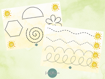 Summer pre writing pack