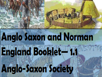 Anglo-Saxon  Society: Booklet (edexcel GCSE 9-1)