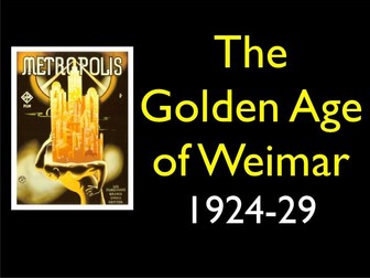 GSCE-Golden Age of Germany 1924-1929