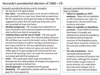 AQA A Level History The American Dream Key Notes