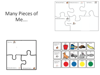 many pieces of me jigsaw and visual supports