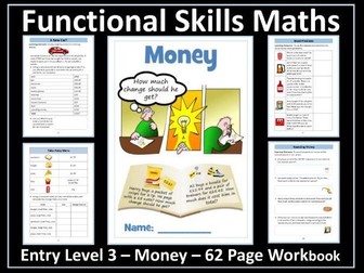 Money Workbook - Functional Skills Maths - Entry Level 3