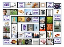 Phonics Consonant Blends br-cr-dr-fr-gr Photo Board Game