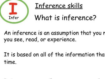 Reading Inference skills slides