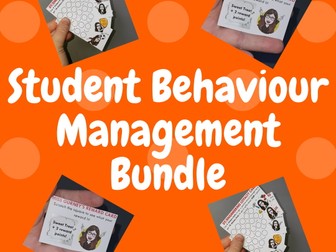 Student Behaviour Management Bundle