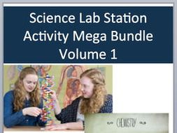 Science Lab Station Activity Mega Bundle - Volume I - Includes 44 Resources