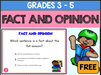 Fact And Opinion Task Cards English Language Arts Practice